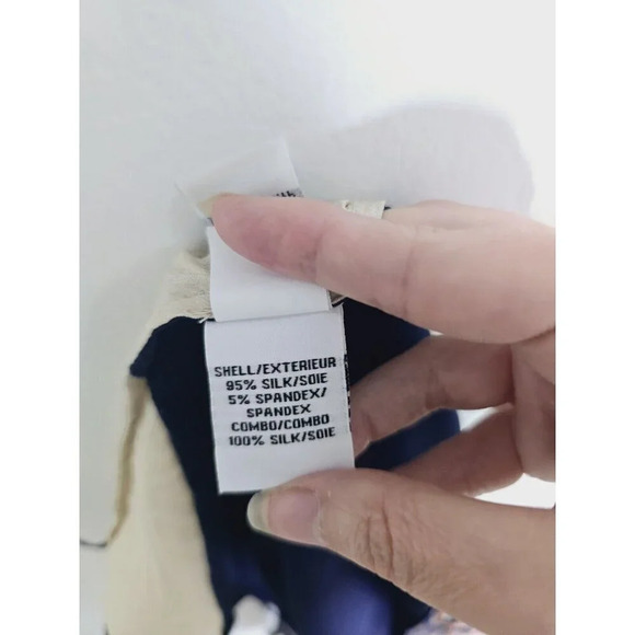 Diane Von Furstenberg Frederica Silk Color Block V-Neck Slip Dress 4 Small S - Picture 13 of 13